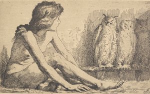 La fille aux hiboux - Frans Schwartz