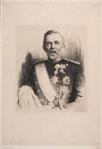 Portrait du général-major L. Koefoed - Frans Schwartz