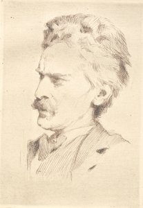 Portrait du xylographe F. Hendriksen - Frans Schwartz