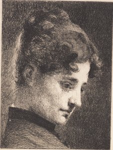 Tête de profil d