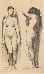 Prøveplade: Deux femmes nues - Frans Schwartz