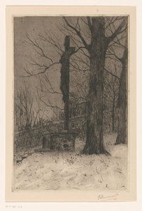 Crucifix à côté d