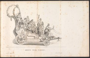 Premier char de parade dans le cortège pour Saint Rombaut, 1825 - Frans Vervloet