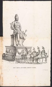 Géant Grand-père dans le défilé pour Saint-Rombaut, 1825 - Frans Vervloet