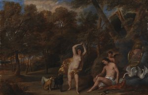 Vénus pleurant Adonis tué - Frans Wouters