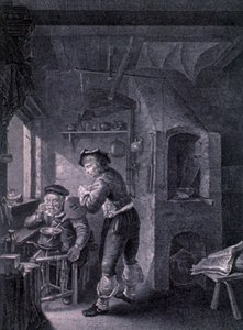 Un Laboratoire du XVIIe Siècle - Frans van (after) Mieris