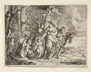 La Fuite en Égypte - Frans van den Wyngaerde