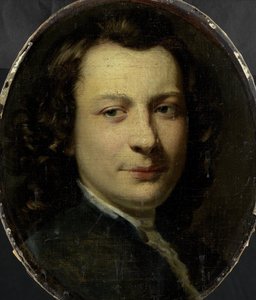 Portrait de George van der Myn, peintre - Frans van der Mijn