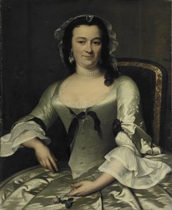 Portrait de Maria Henriëtte van de Pol, épouse de Willem Sautijn - Frans van der Mijn