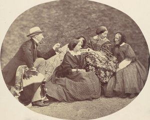 [Mathias Höusermann, Marie Antoine, Elise Höusermann, et Pepe Wöss], années 1850-60 - Franz Antoine