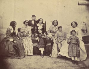 [Dix membres de la famille Antoine], années 1850-60 - Franz Antoine