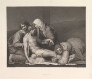 La Lamentation du Christ, 1841 - Franz Anton Erich Moritz Steinla