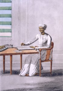 Un scribe causto, pub. 1808-12 - Franz Balthazar Solvyns