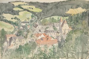 Paysage de village