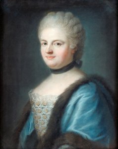 Portrait de Marie Leszczynska, Reine de France - Franz Bernhard Frey