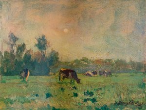 Matin, Novembre, vers 1908 - Franz Courtens