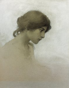 Tête de fille - Franz Dvorak