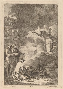 Nella Venuta in Roma: pl. 6 - Franz Edmund Weirotter after Étienne de Lavallée Poussin