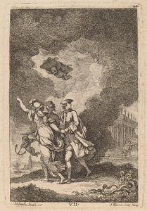 Nella Venuta in Roma: pl. 7 - Franz Edmund Weirotter after Étienne de Lavallée Poussin