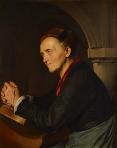 Paysanne en prière - Franz Eybl