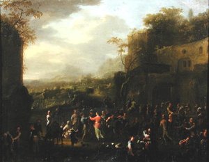 La danse de mariage - Franz Ferg