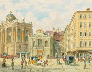 Le vieux Burgtheater à Vienne - Franz Gerasch