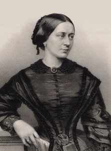 Portrait de Clara Schumann, 1860 - Franz Hanfstaengl