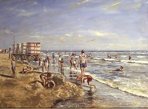 Construction de châteaux de sable - Franz Helfferich