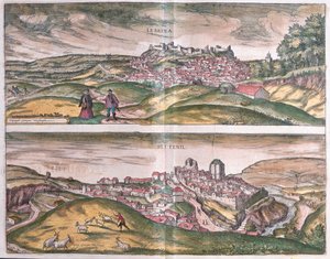 Lebrija et Setenil - Espagne (Gravure) - Franz Hogenberg