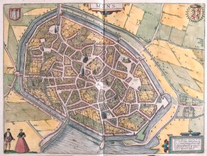 Mons, Belgique (gravure)
