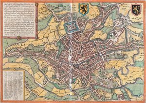 Plan de Gand, Belgique - Franz Hogenberg
