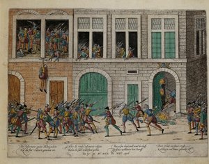 Prise de Valence après la pendaison du gouverneur La Motte-Gondrin, 25 avril