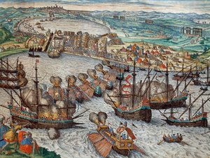 La capture de La Goulette et Tunis par Charles V - Franz Hogenberg