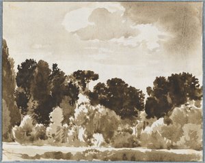 Bord de forêt par une journée brillante - Franz Innocenz Josef Kobell