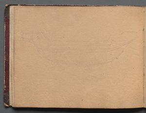 Album avec des vues de Rome et des environs, études de paysage, page 19b : Croquis d