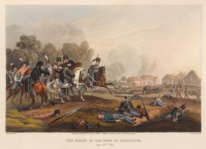 La mort du duc de Brunswick, 15 juin 1815 - Franz Joseph (after) Manskirch