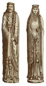 Clovis Ier et Clotilde sa femme, 12e siècle, 1870 - Franz Kellerhoven