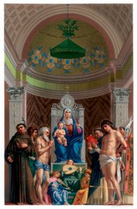 Retable de San Giobbe, vers 1478, 1870 - Franz Kellerhoven