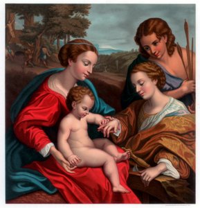 Le Mariage mystique de Sainte Catherine, 1526-1527 1870