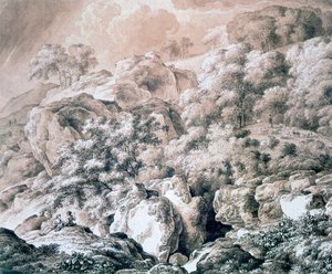 Paysage forestier, 1799