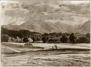 Paysage de contreforts - Franz Kobell