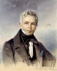 Portrait de Karl Friedrich Schinkel, peintre et architecte prussien - Franz Krüger
