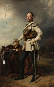 Portrait de Nicolas Ier Romanov (1796-1855) en uniforme prussien de cuirassier - Franz Krüger