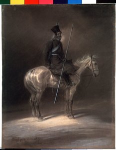 Cosaque à cheval - Franz Krüger