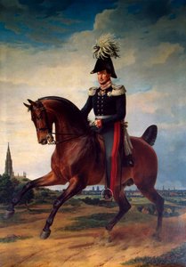 Portrait équestre de Frédéric-Guillaume III de Prusse, 1797-1840, 1831