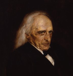 Portrait de Theodor Mommsen 1817-1903 (détail), 1897 - Franz von Lenbach
