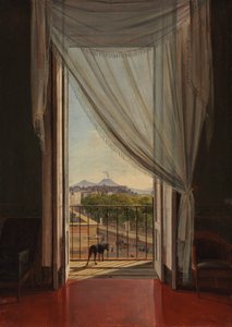 Vue de Naples par une Fenêtre - Franz Ludwig Catel