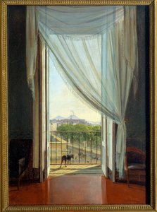 Une fenêtre à Naples - Franz Ludwig Catel