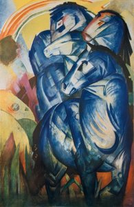 La tour des chevaux bleus - Franz Marc