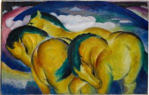 Les petits chevaux jaunes - Franz Marc